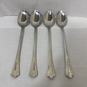 Royal Gallery RGL1 Glossy 18-8 Stainless Korea Flatware 6 1/8" TEASPOONS 4